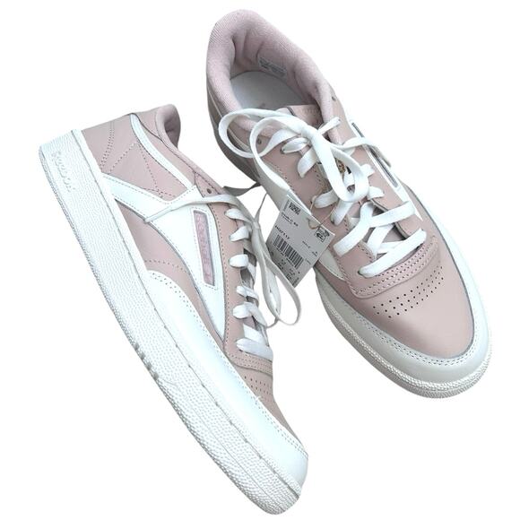 MADEWELL x REEBOK® Unisex Club C 85 Sneakers Soft Ecru/Chalk-Size 9.5 - Picture 4 of 9